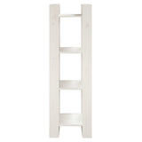 Book Cabinet/Room Divider White 41x35x125 cm Solid Wood Pine - Side View