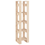 Book Cabinet/Room Divider 41x35x160 cm Solid Wood Pine - Front View