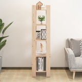 Book Cabinet/Room Divider 41x35x160 cm Solid Wood Pine - Side View