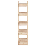 Book Cabinet/Room Divider 41x35x160 cm Solid Wood Pine