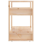 Book Cabinet/Room Divider 60x35x57 cm Solid Wood Pine