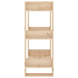 Book Cabinet/Room Divider 60x35x91 cm Solid Wood Pine - Top-Down View