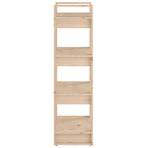 Book Cabinet/Room Divider 60x35x125 cm Solid Wood