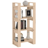 Book Cabinet/Room Divider 60x35x125 cm Solid Wood - 45-Degree Angle