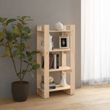Book Cabinet/Room Divider 60x35x125 cm Solid Wood - Rear View