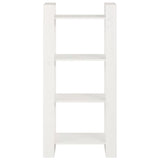 Book Cabinet/Room Divider White 60x35x125 cm Solid Wood