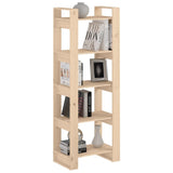 Book Cabinet/Room Divider 60x35x160 cm Solid Wood - 45-Degree Angle