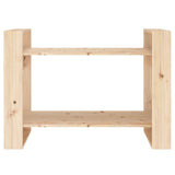 Book Cabinet/Room Divider 80x35x56.5 cm Solid Wood Pine - 45-Degree Angle