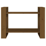 Book Cabinet/Room Divider Honey Brown 80x35x56.5 cm Solid Wood