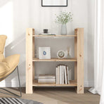 Book Cabinet/Room Divider 80x35x91 cm Solid Wood Pine