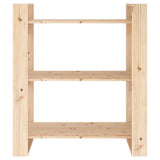 Book Cabinet/Room Divider 80x35x91 cm Solid Wood Pine