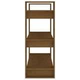 Book Cabinet/Room Divider Honey Brown 80x35x91 cm Solid Wood