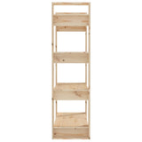 Book Cabinet/Room Divider 80x35x125 cm Solid Wood Pine - Rear View