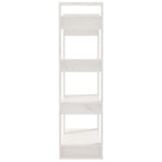 Book Cabinet/Room Divider White 80x35x125 cm Solid Wood Pine