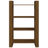 Book Cabinet/Room Divider Honey Brown 80x35x125 cm Solid Wood - 45-Degree Angle