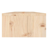 Monitor Stand 50x24x13 cm Solid Wood Pine - Rear View