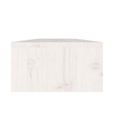 Monitor Stand White 50x24x13 cm Solid Wood Pine