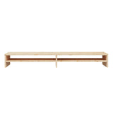 Monitor Stand 100x24x13 cm Solid Wood Pine - 45-Degree Angle
