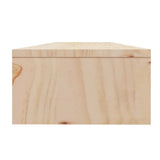 Monitor Stand 100x24x13 cm Solid Wood Pine - Rear View