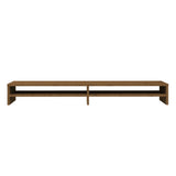 Monitor Stand Honey Brown 100x24x13 cm Solid Wood Pine