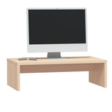 Monitor Stand 50x27x15 cm Solid Wood Pine - Top-Down View