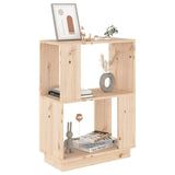 Book Cabinet/Room Divider 51x25x70 cm Solid Wood Pine - Top-Down View