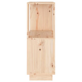 Book Cabinet/Room Divider 51x25x70 cm Solid Wood Pine - Rear View