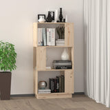 Book Cabinet/Room Divider 51x25x101 cm Solid Wood Pine - Side View