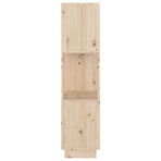 Book Cabinet/Room Divider 51x25x101 cm Solid Wood Pine