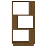Book Cabinet/Room Divider Honey Brown 51x25x101 cm Solid Wood Pine - 45-Degree Angle