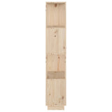 Book Cabinet/Room Divider 51x25x132 cm Solid Wood Pine