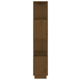 Book Cabinet/Room Divider Honey Brown 51x25x132 cm Solid Wood Pine