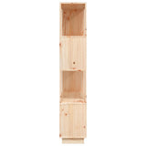 Book Cabinet/Room Divider 80x25x132 cm Solid Wood Pine