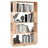Book Cabinet/Room Divider 80x25x132 cm Solid Wood Pine - 45-Degree Angle