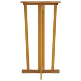Folding Bar Table 90x65x105 cm Solid Wood Teak - Top-Down View