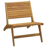 Garden Chair Solid Wood Teak - Front View