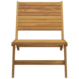 Garden Chair Solid Wood Teak - Side View