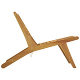 Garden Chair Solid Wood Teak - Top-Down View