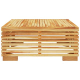 2 Piece Garden Lounge Set Solid Wood Teak - Close-Up Angle