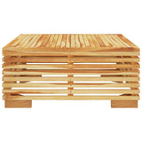 2 Piece Garden Lounge Set Solid Wood Teak - Close-Up Angle