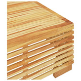 2 Piece Garden Lounge Set Solid Wood Teak - Low Angle