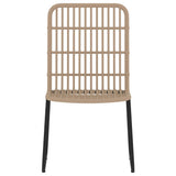 5 Piece Garden Dining Set Oak