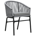 3 Piece Garden Dining Set Anthracite