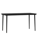 5 Piece Garden Dining Set with Cushions Brown - 45-Degree Angle