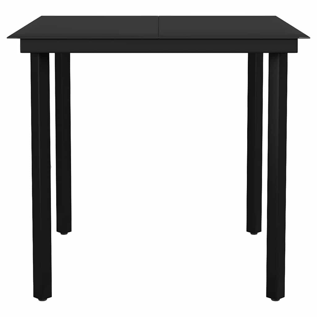 5 Piece Garden Dining Set Brown