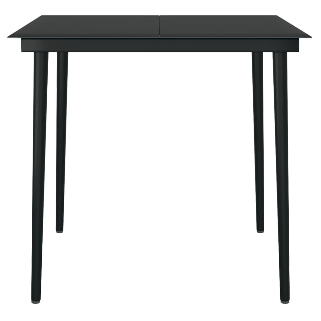 3 Piece Garden Dining Set Brown