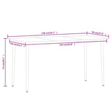 7 Piece Garden Dining Set Brown - Extra Image