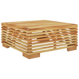 5 Piece Garden Lounge Set with Cushions Solid Wood Teak - Close-Up Angle