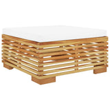 7 Piece Garden Lounge Set with Cushions Solid Wood Teak