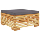 8 Piece Garden Lounge Set with Cushions Solid Teak Wood